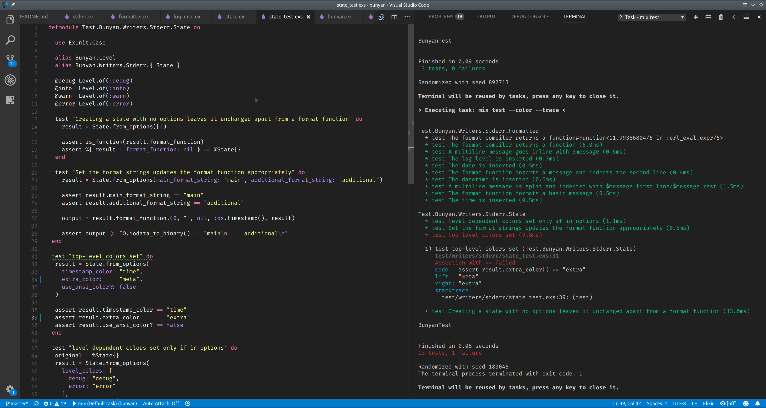 Running Elixir Tests in Visual Studio Code/ElixirLS